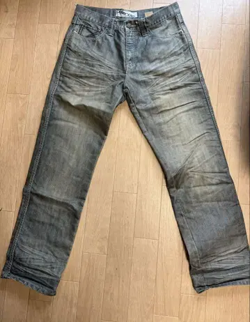 Pelle Pelle 그레이 데님 팬츠 32