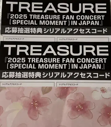 TREASURE Special moment 시리얼 미사용