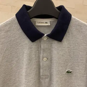 LACOSTE 라코스테 피케 셔츠 그레이 사이즈 4 일본제