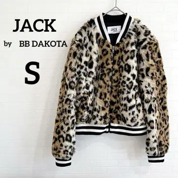 JACK by BB DAKOTA [S] 레오파드 무늬 풀 집업 블루종
