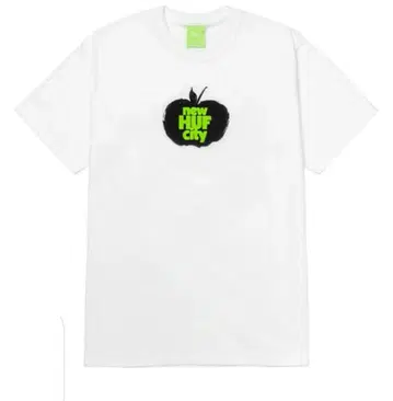 HUF GOLDEN APPLE 티셔츠 사과 화이트 XL 사이즈