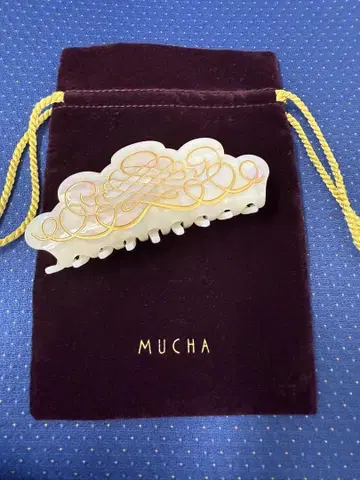 MUCHA 뮈샤 캘리그라피 헤어 클립 L