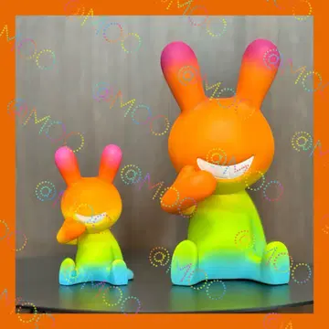 블랙 래빗 파스텔 레인보우 2개 세트