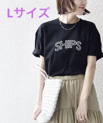 SHIPS* 로고 티셔츠