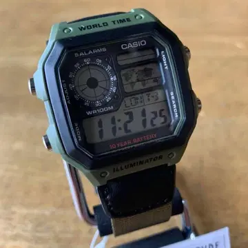 새상품 카시오 CASIO 스탠다드 손목시계 AE-1200WHB-3B