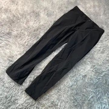 GU 테이퍼드 팬츠 블랙 슬랙스 나일론 혼방 남성용 78 사이즈