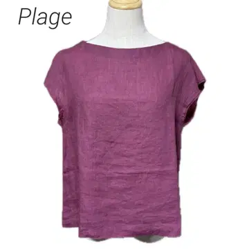 Plage 새상품급 린넨 프렌치 슬리브 상의