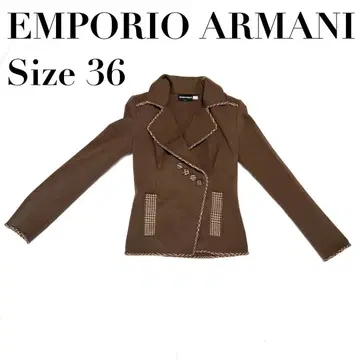 [새상품급] EMPORIO ARMANI 테일러드 자켓 브라운 36