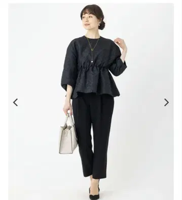 Demi-Luxe BEAMS 블랙 상의 36