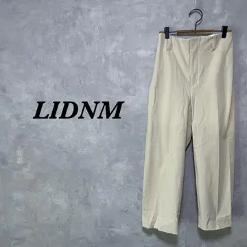 LIDNM 슬랙스 와이드 스트레치 레이온 라이트 베이지 4275