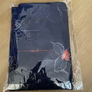여름 기모노 홑옷 네이비 컬러 꽃무늬