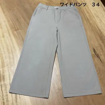 B - Three 와이드 팬츠 34 베이지