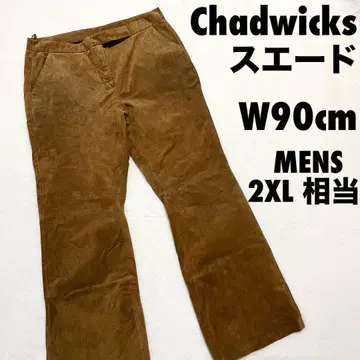 Chadwicks 스웨이드 가죽 팬츠 W89 남성용 2XL 사이즈 상당