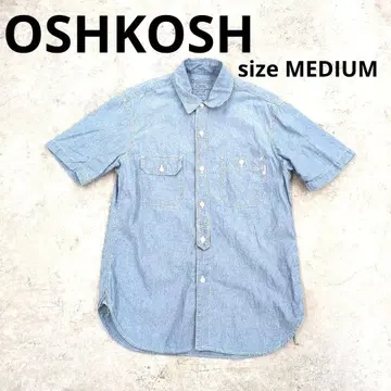 245 OSHKOSH 실루엣 데님 셔츠 라이트 블루 MEDIUM
