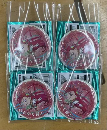큐어 플라밍고 캔뱃지 4점