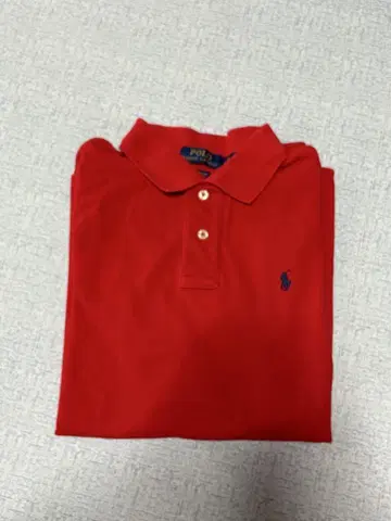 Polo Ralph Lauren 빨간색 반팔 피케 셔츠