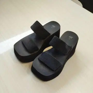 H&M 인기 완판 통굽 샌들