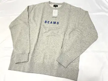BEAMS 스테디셀러 그레이 트레이너 스웨트셔츠