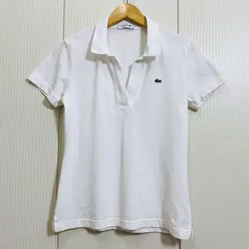 LACOSTE 여성용 스키퍼 피케 셔츠 스트레치 카노코