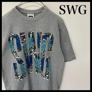 레어 swagger 티셔츠 swg 빅 로고 반다나 패턴 s2