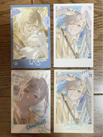 ChroNoiR Blue Memories 랜덤 폴라로이드풍 카드 카나에