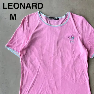 [ LEONARD ] 레오나르 M 셔츠 핑크 꽃 자수