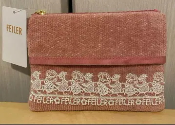 FEILER 페일러 근택 레이스 티슈 파우치 핑크