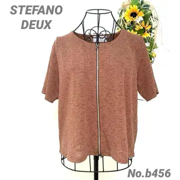 스테파노 STEFANO DEUX 반팔 가디건 일본제 얇은 소재 숏 기장