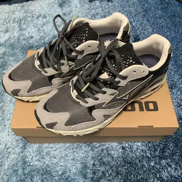 Mizuno WAVE RIDER 10 그레이/블랙 요괴 미즈노 26.5
