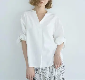 예카 베카 2way 볼륨 소매 스키퍼 블라우스