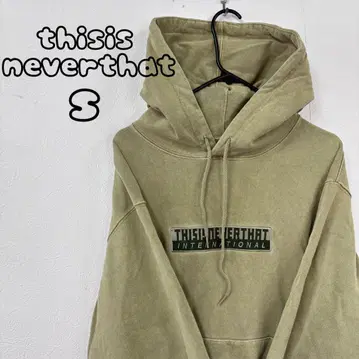 thisisneverthat 후드 맨투맨 S 카키