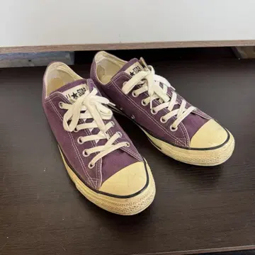 [중고] 컨버스 ALL STAR 퍼플 스니커즈 26.5cm