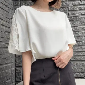 Natural Beauty Basic 레이스 블라우스