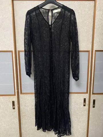 lilybrown 전체 레이스 블랙 원피스