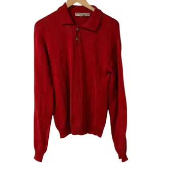 90년대 KATHARINE HAMNETT LONDON 레드 니트