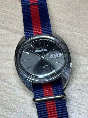 SEIKO5 ACTUS 오토매틱 21 주얼 DAY DATE 작동품