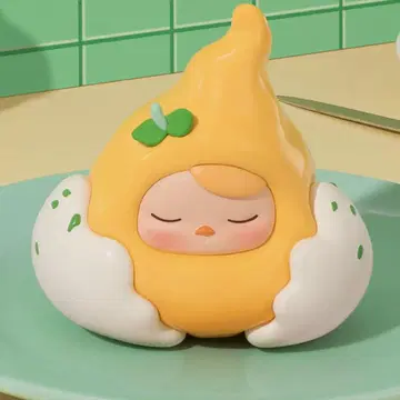 POPMART PUCKY EGG BEANIE Poached Egg