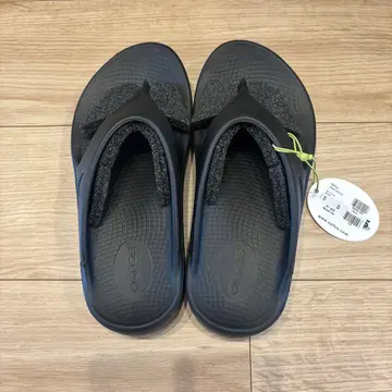 oofos 우포스 블랙 EU 38 24.0cm 리커버리 샌들
