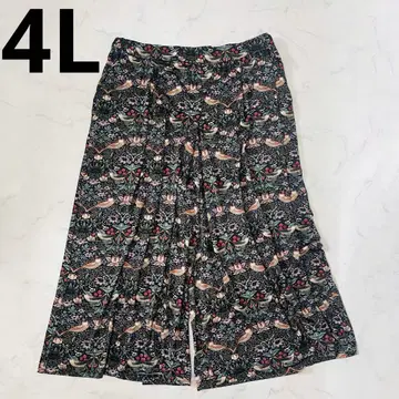 펠리시모 리브인컴포트 와이드 팬츠 딸기 도둑 빅 사이즈 4L