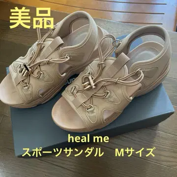 heal me 베이지 스포츠 샌들 조정 가능 M 사이즈