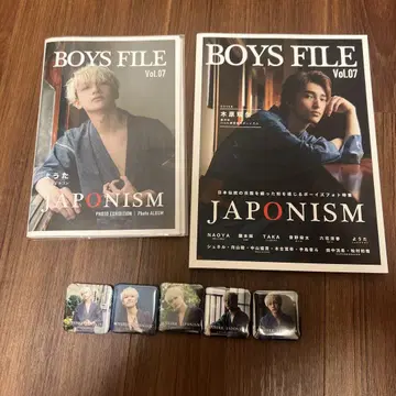 판다드래곤 요우타 BOYS FILE Vol.07 사진 앨범과 캔뱃지