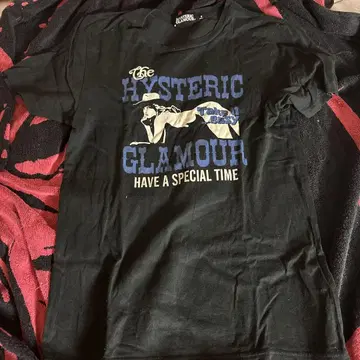 HYSTERIC GLAMOUR 블랙 티셔츠