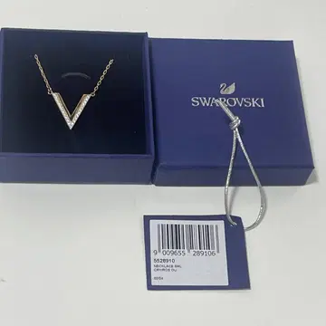 Swarovski V자형 목걸이