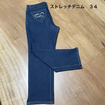 B -three 스트레치 데님 팬츠 34