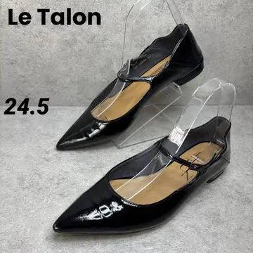 새상품급! 르탈론 LE TALON 포인티드 원스트랩 플랫 24.5