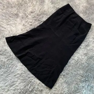 TRANS WORK 플레어 스커트 블랙 13호 안감 부착 포멀