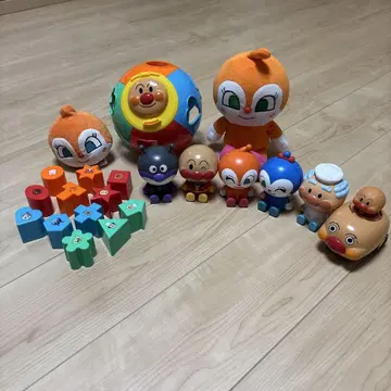 호빵맨 도형 끼워맞추기 퍼즐 호빵맨 캡슐 캐릭터 묶음 판매
