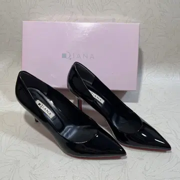 Diana 다이애나 하이힐 블랙 레드 밑창 24.5