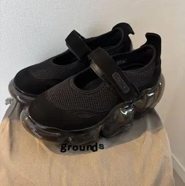 grounds MOOPIE MARY JANE BLACK 25.5cm