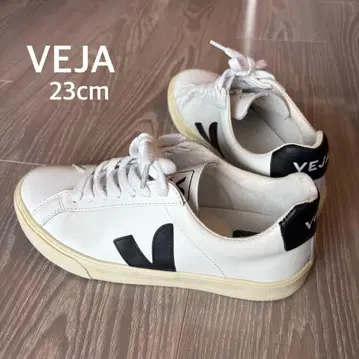VEJA 스니커즈 23cm 화이트/블랙